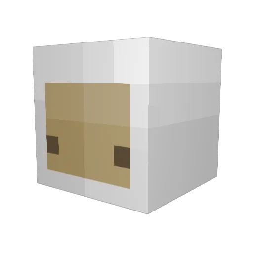 Demon0logist Minecraft avatar head, 3D render