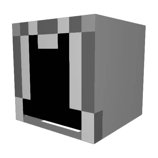 Demon108 Minecraft avatar head, 3D render