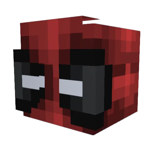 Demon3536 Minecraft avatar head, 3D render
