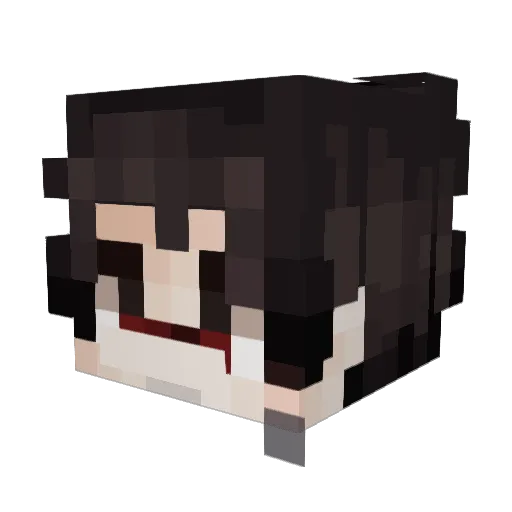 Demon5858 Minecraft avatar head, 3D render