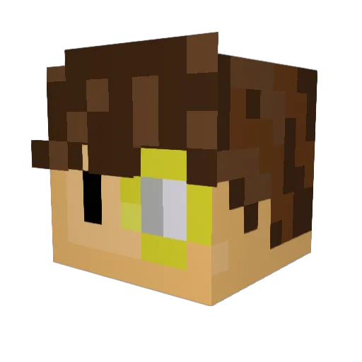 DemonAtMc Minecraft avatar head, 3D render