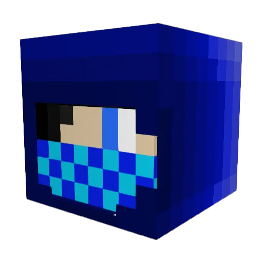 DemonEscorts75 Minecraft avatar head, 3D render