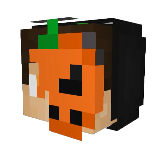 DemonFlare9970 Minecraft avatar head, 3D render