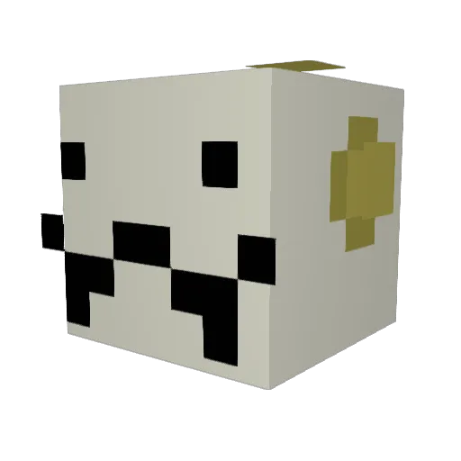 DemonGodGaming Minecraft avatar head, 3D render