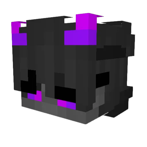 DemonHunter7515 Minecraft avatar head, 3D render