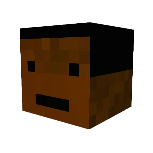 DemonJmh Minecraft avatar head, 3D render