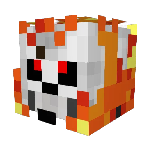 DemonKiller281 Minecraft avatar head, 3D render