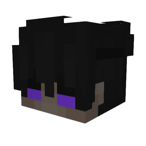 DemonLionel Minecraft avatar head, 3D render