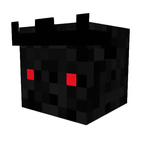 DemonLordxx Minecraft avatar head, 3D render