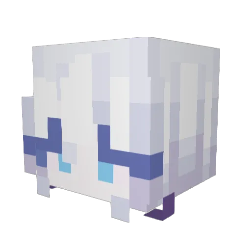 DemonNimue Minecraft avatar head, 3D render