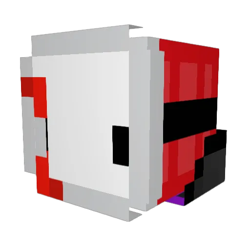 DemonRaidz101 Minecraft avatar head, 3D render