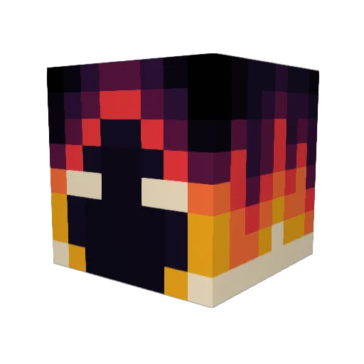 DemonSlayer14188 Minecraft avatar head, 3D render