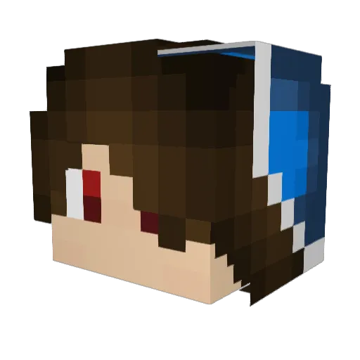 DemonSlayer538 Minecraft avatar head, 3D render
