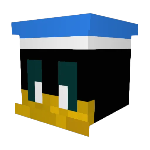 DemonSpearMace Minecraft avatar head, 3D render
