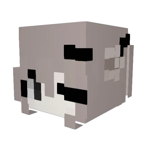 DemonSuiry Minecraft avatar head, 3D render