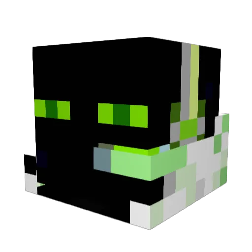 DemonXChris Minecraft avatar head, 3D render
