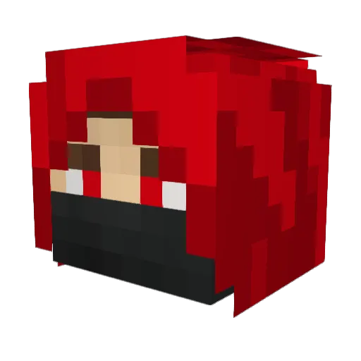 DemonXHunter25 Minecraft avatar head, 3D render
