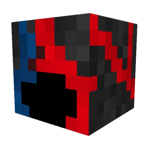 DemonX_Demonic Minecraft avatar head, 3D render