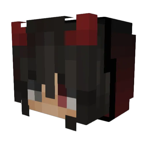 Demon_99 Minecraft avatar head, 3D render