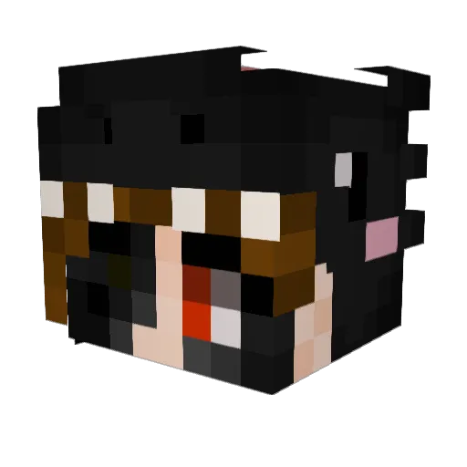 Demon_Behemoth Minecraft avatar head, 3D render