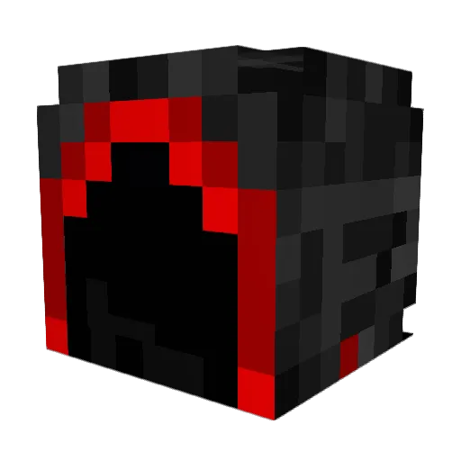Demon_Crafter Minecraft avatar head, 3D render