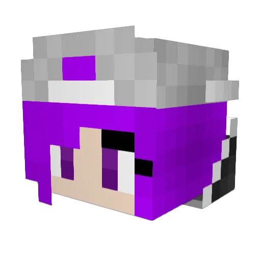 Demon_Drake Minecraft avatar head, 3D render