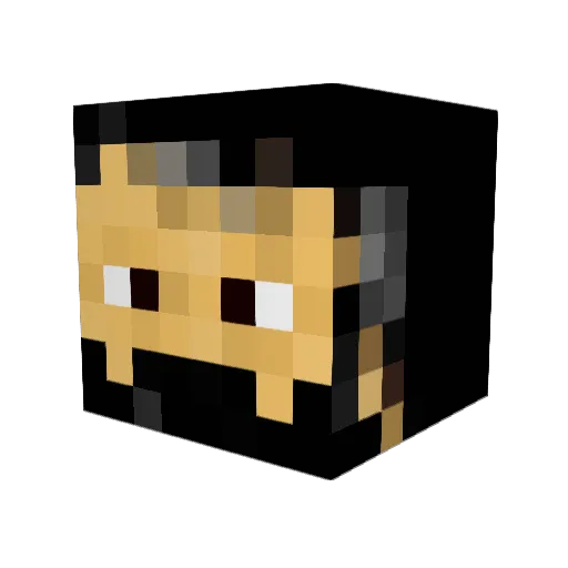 Demon_God_Paco Minecraft avatar head, 3D render