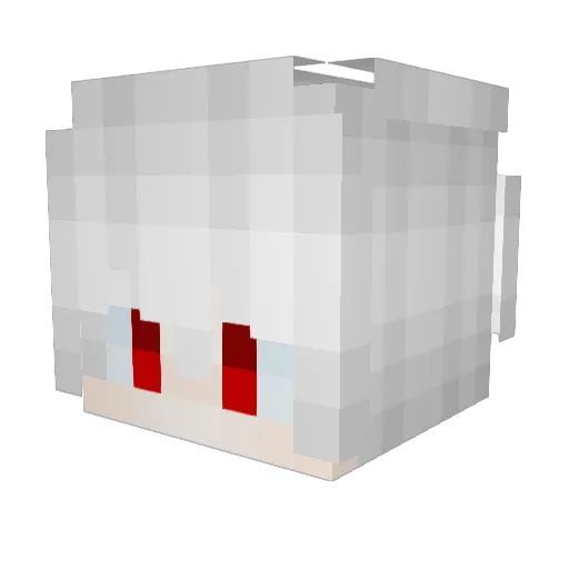 Demon_HAN Minecraft avatar head, 3D render