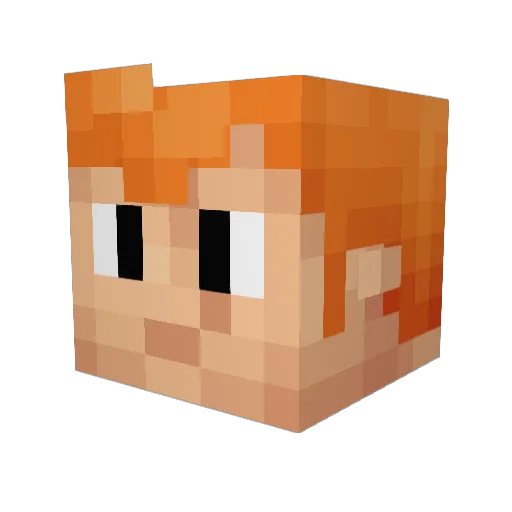 Demon_Hunter457 Minecraft avatar head, 3D render