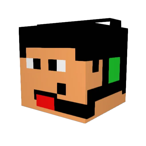 Demon_Killer98 Minecraft avatar head, 3D render