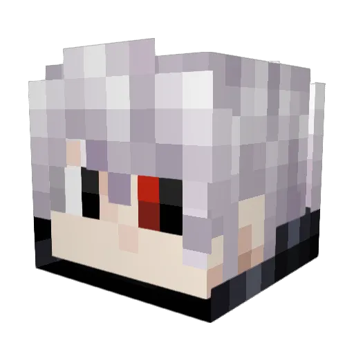 Demon_Kingss Minecraft avatar head, 3D render