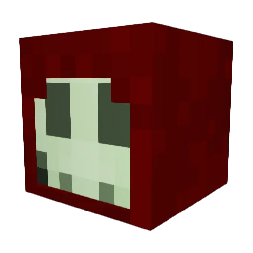 Demon_Moon_Wolf Minecraft avatar head, 3D render