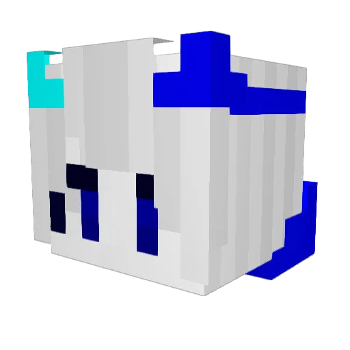 Demon_Striker Minecraft avatar head, 3D render