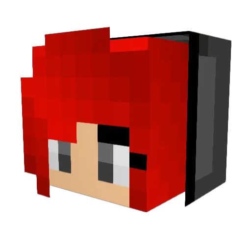 Demon_Tay Minecraft avatar head, 3D render