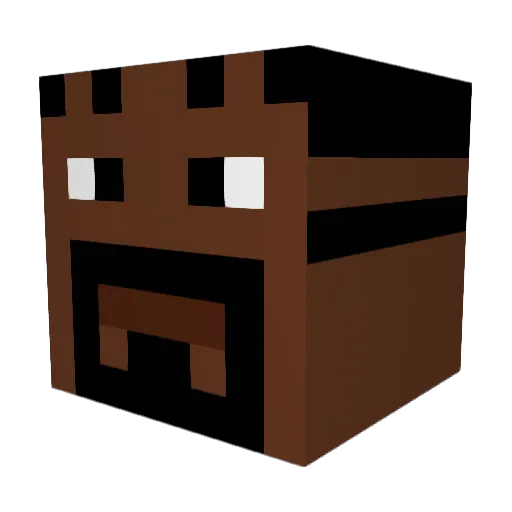 Demon_boy666 Minecraft avatar head, 3D render