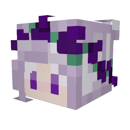 Demon_child3456 Minecraft avatar head, 3D render
