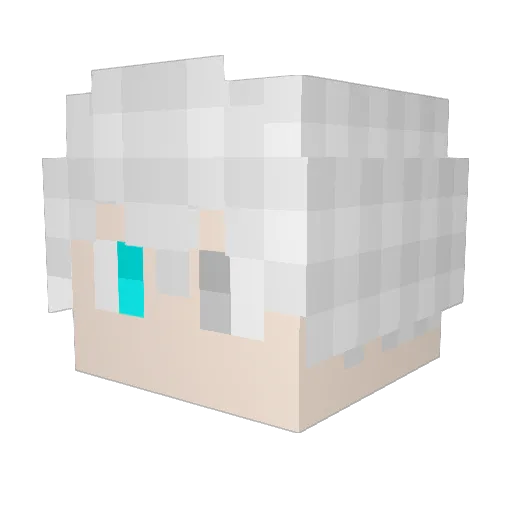 Demona0_0 Minecraft avatar head, 3D render