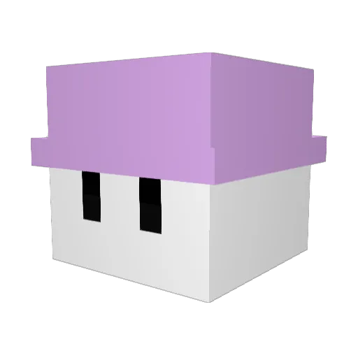 Demonars Minecraft avatar head, 3D render