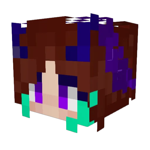 DemondIIQ Minecraft avatar head, 3D render