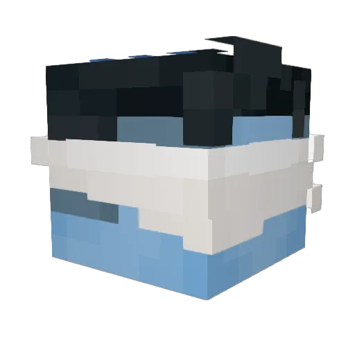 Demonic830 Minecraft avatar head, 3D render