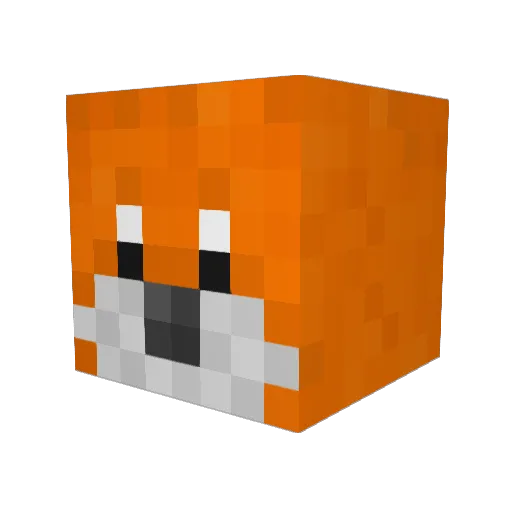 DemonicBamf Minecraft avatar head, 3D render