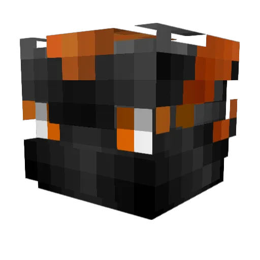 DemonicDraco Minecraft avatar head, 3D render