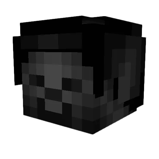 DemonicLaxatives Minecraft avatar head, 3D render