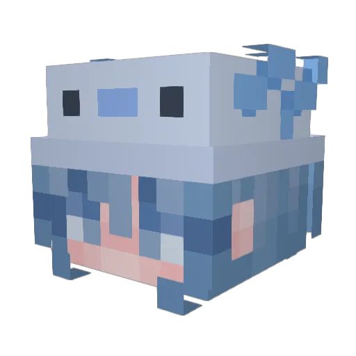 DemonicMin Minecraft avatar head, 3D render