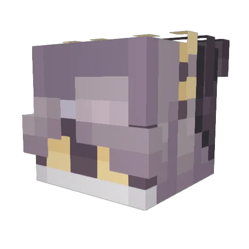 DemonicSilo Minecraft avatar head, 3D render