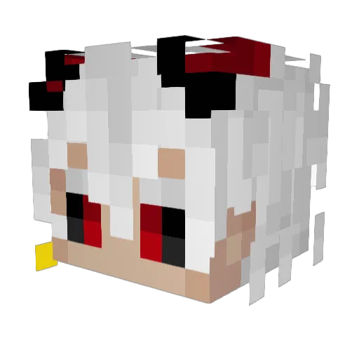 DemonicViking Minecraft avatar head, 3D render