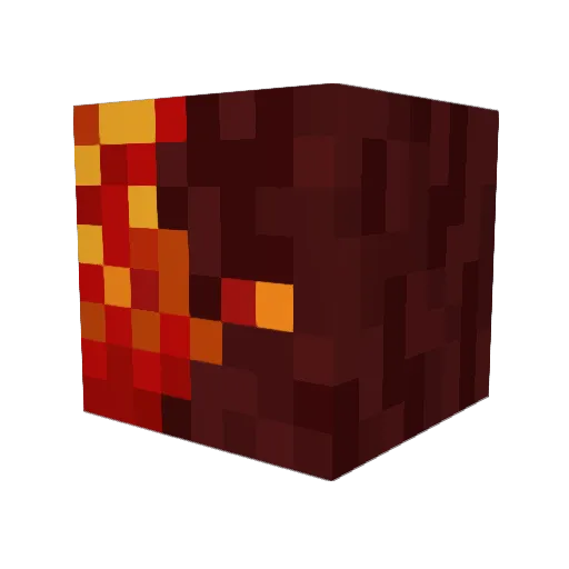 DemonicWood Minecraft avatar head, 3D render