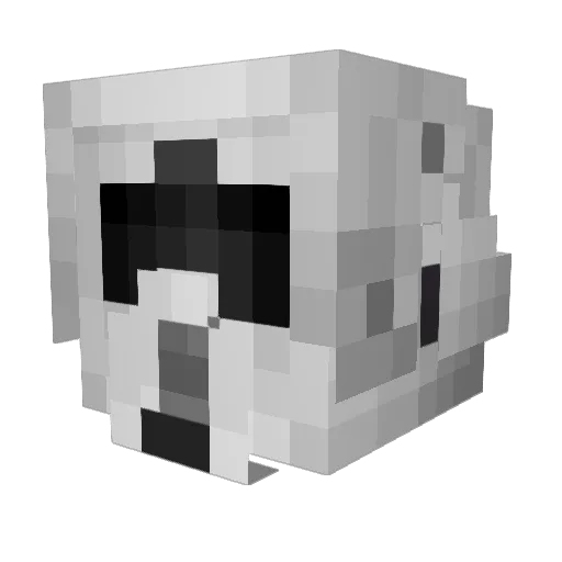 Demonic_Me__ Minecraft avatar head, 3D render