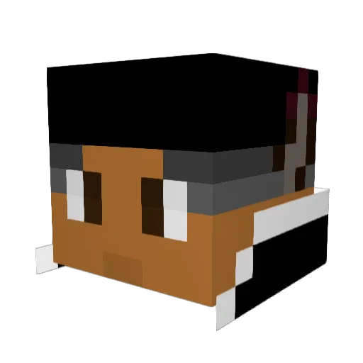 Demonic_Monarch Minecraft avatar head, 3D render