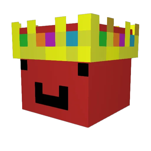 Demonic_Teen Minecraft avatar head, 3D render